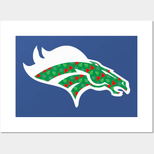 Denver Broncos Merry Christmas Posters and Art